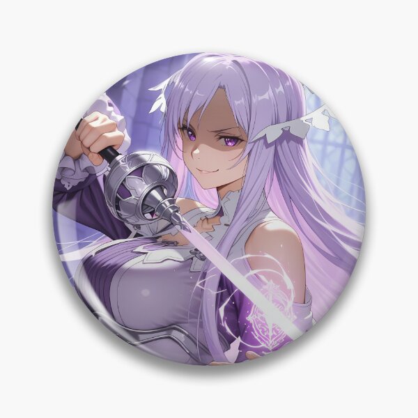 Item preview, Quinella Sword Art Online Anime Fantasy Magic Cathedral Night Purple Anime Girl designed and sold by CarlosBender.