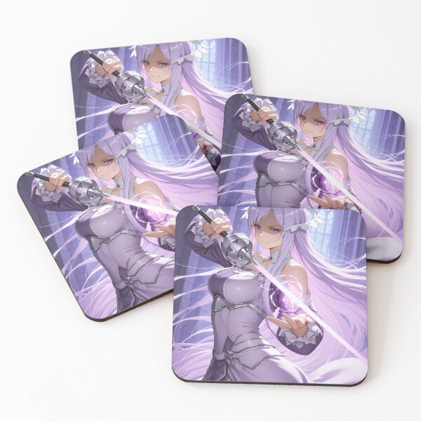 Item preview, Quinella Sword Art Online Anime Fantasy Magic Cathedral Night Purple Anime Girl designed and sold by CarlosBender.