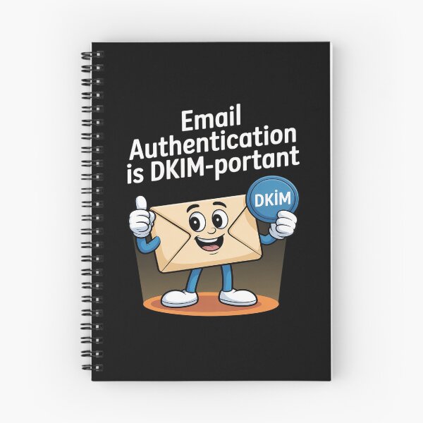 Item preview, Email Authentication is DKIM-portant - funny email marketing designed and sold by ProudForFunny.
