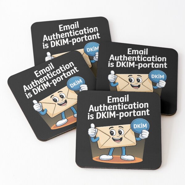 Item preview, Email Authentication is DKIM-portant - funny email marketing designed and sold by ProudForFunny.