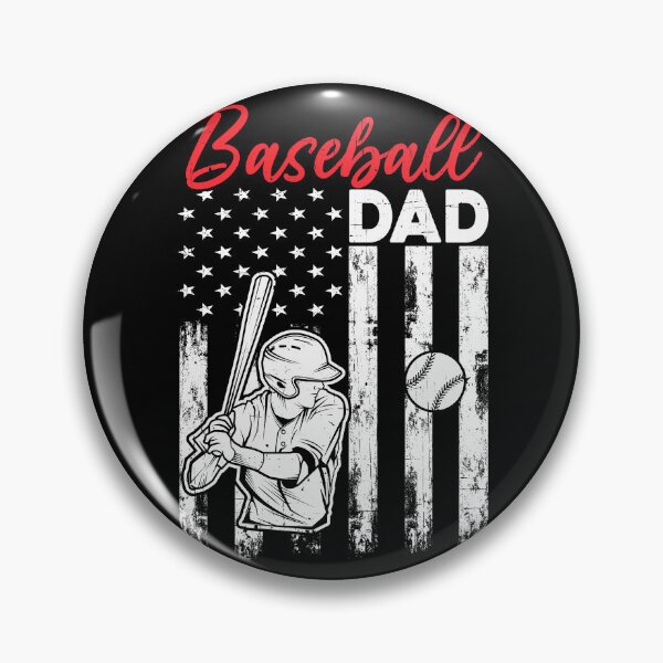 Artikelvorschau, Baseball-Papa patriotische amerikanische Flagge entworfen und verkauft von KroghDs.