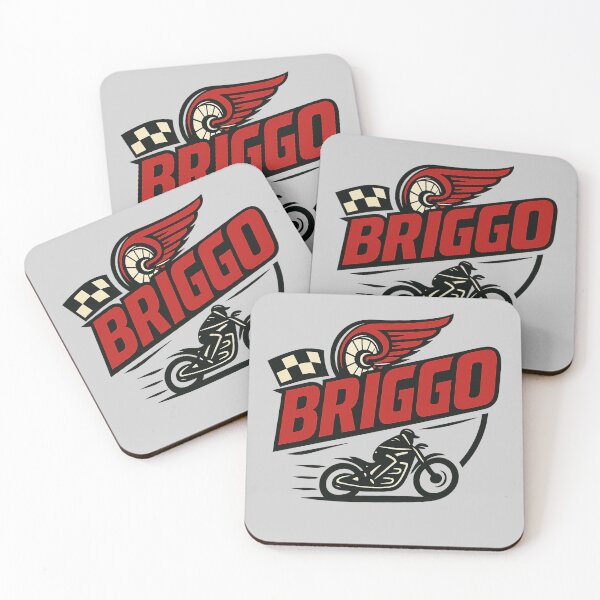 Item preview, Briggo Racing – Vintage Motorcycle Speed Logo designed and sold by ThreadGhost.