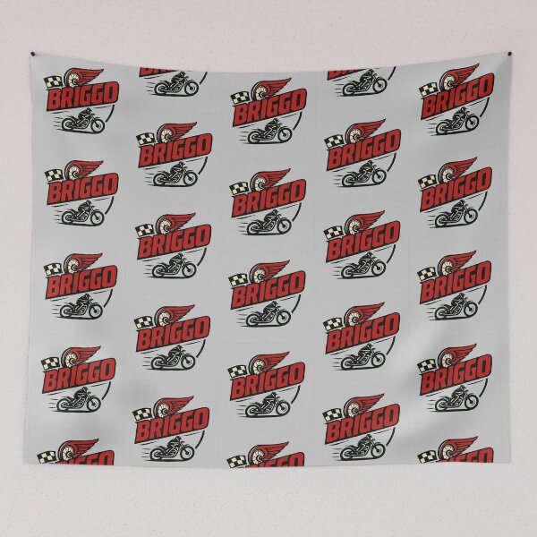 Item preview, Briggo Racing – Vintage Motorcycle Speed Logo designed and sold by ThreadGhost.