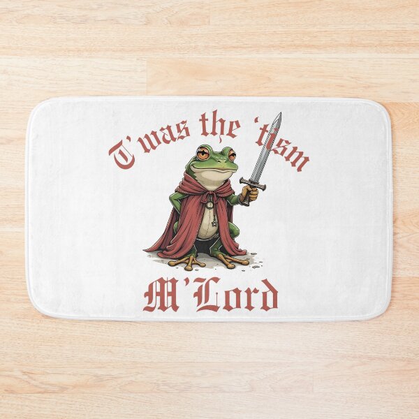 Item preview, Twas The ’Tism My Lord Medieval Frog Meme  designed and sold by KarlWade.