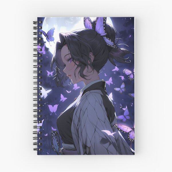 Item preview, Shinobu Kocho Demon Slayer Anime Girl Moonlight Elegance designed and sold by CarlosBender.