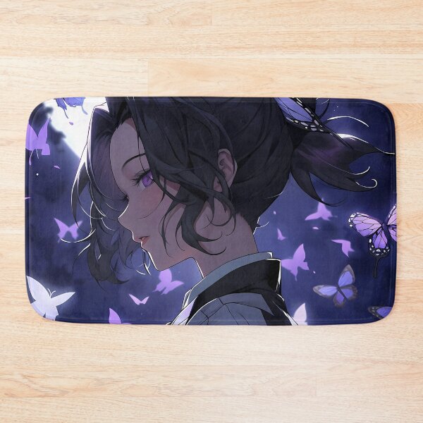 Item preview, Shinobu Kocho Demon Slayer Anime Girl Moonlight Elegance designed and sold by CarlosBender.