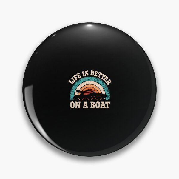 Item preview, Life Is Better On A Boat Funny Boating Captain Retro designed and sold by watsonritua.
