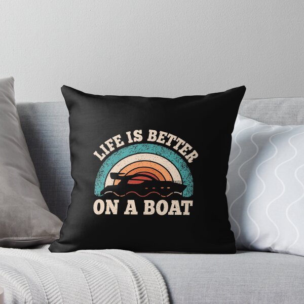 Item preview, Life Is Better On A Boat Funny Boating Captain Retro designed and sold by watsonritua.