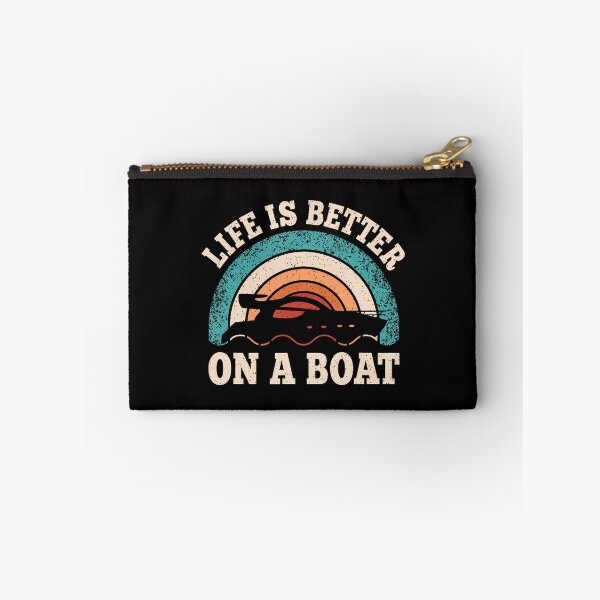 Item preview, Life Is Better On A Boat Funny Boating Captain Retro designed and sold by watsonritua.