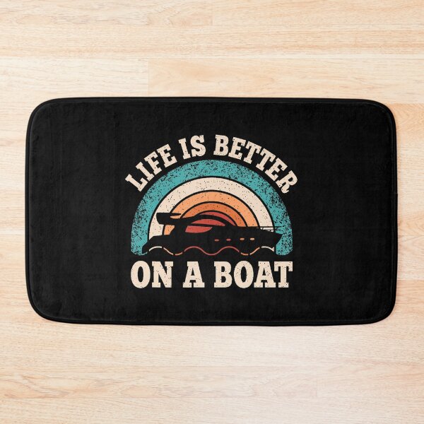 Item preview, Life Is Better On A Boat Funny Boating Captain Retro designed and sold by watsonritua.
