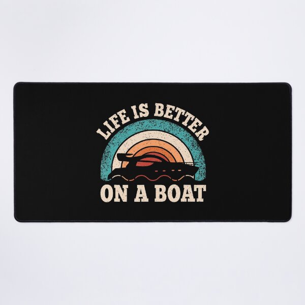 Item preview, Life Is Better On A Boat Funny Boating Captain Retro designed and sold by watsonritua.
