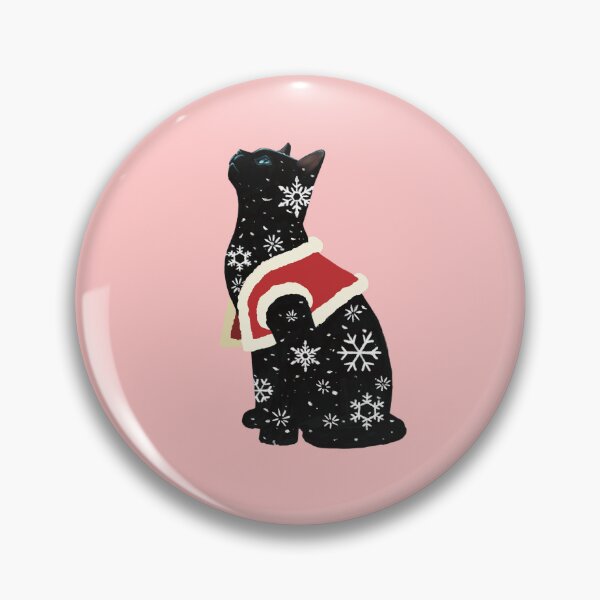 Item preview, Snowflake black cat designed and sold by Dalbongju.