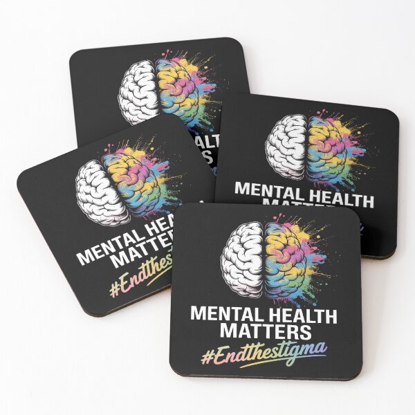 Item preview, End The Stigma Mental Health Matters Tie Dye Awarene designed and sold by ProudForFunny.