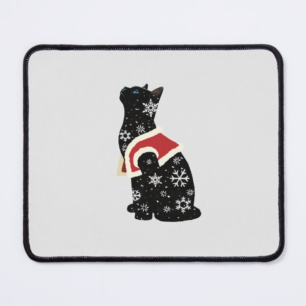 Item preview, Snowflake black cat designed and sold by Dalbongju.