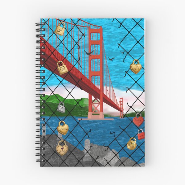 Item preview, Golden Gate Bridge Love Locks – San Francisco Chain Link Fence Art designed and sold by DeeLulu.