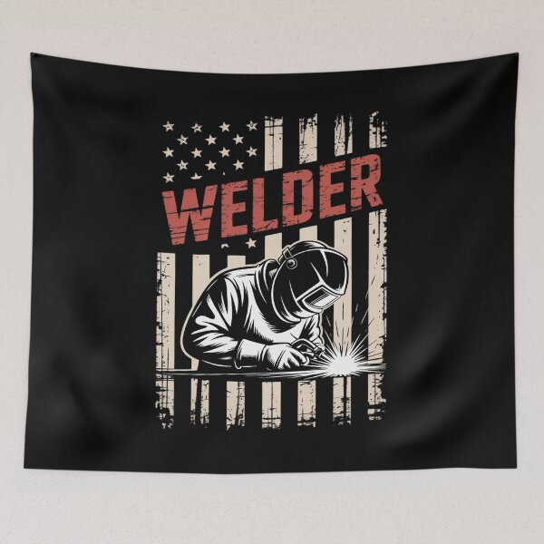 Item preview, USA American Welding Worker Metalworking Lover designed and sold by duolastgend.