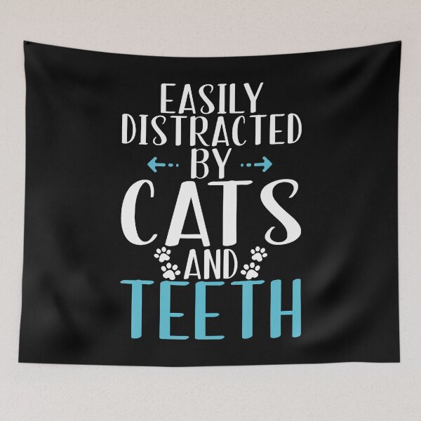 Item preview, Easily Distracted By Cats And th Dental Assistant designed and sold by kielrobshot.