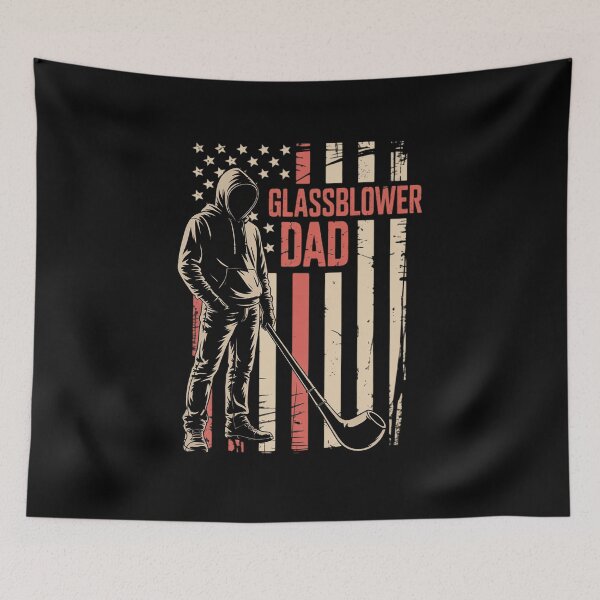 Item preview, US American Flag Glassblower Dad Glassblowing Glass Blower Women Men designed and sold by duolastgend.
