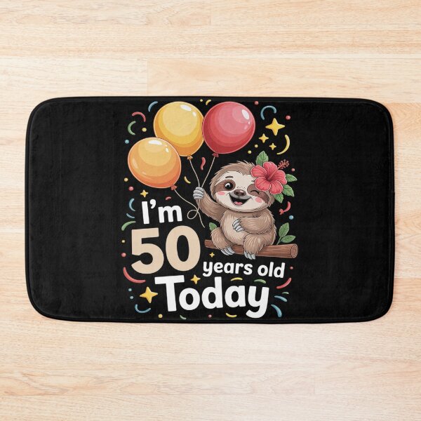 Item preview, 50th Birthday Sloth Lazy Boys Party 50 Year Old designed and sold by RonnasJackson.