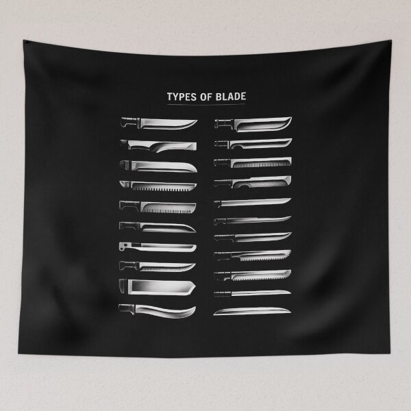 Item preview, Types Of Knife Blades, Knife Collector designed and sold by duolastgend.