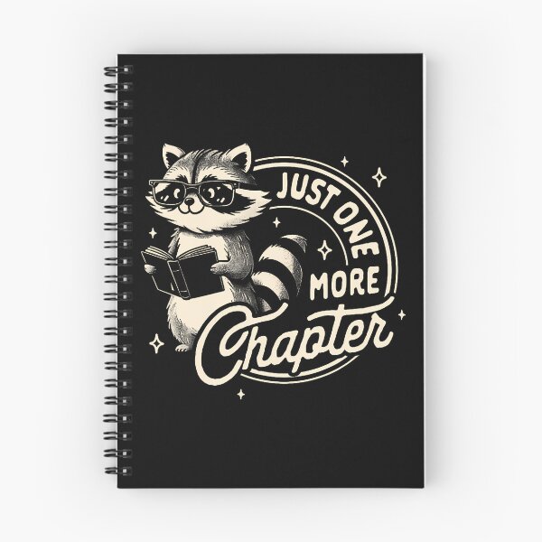 Item preview, Raccoon Reading Book Lover Bookish Just One More Chapter -s Black Blend designed and sold by watsonritua.