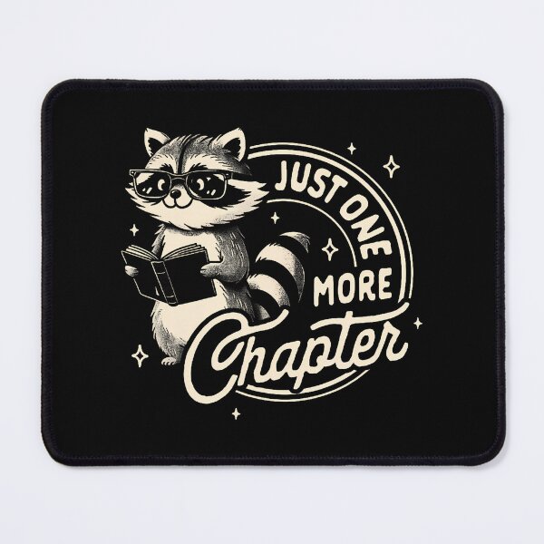 Item preview, Raccoon Reading Book Lover Bookish Just One More Chapter -s Black Blend designed and sold by watsonritua.