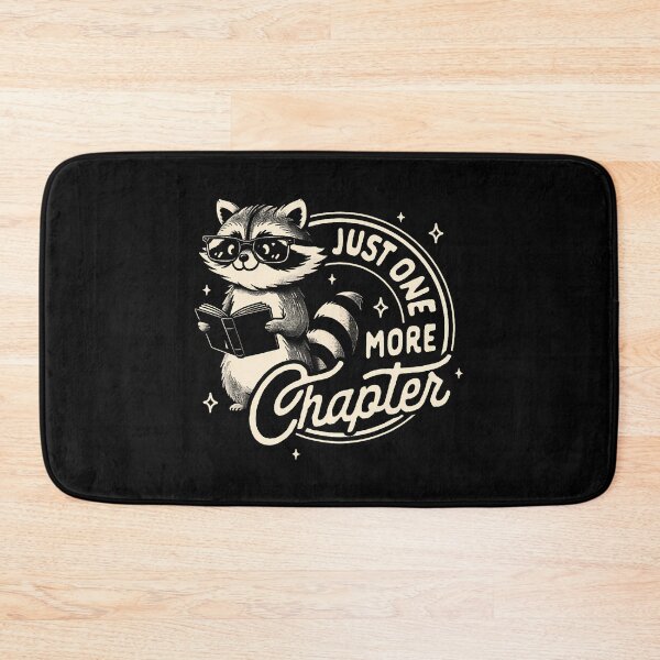 Item preview, Raccoon Reading Book Lover Bookish Just One More Chapter -s Black Blend designed and sold by watsonritua.