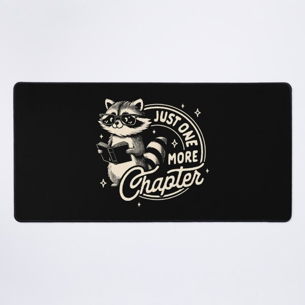 Item preview, Raccoon Reading Book Lover Bookish Just One More Chapter -s Black Blend designed and sold by watsonritua.