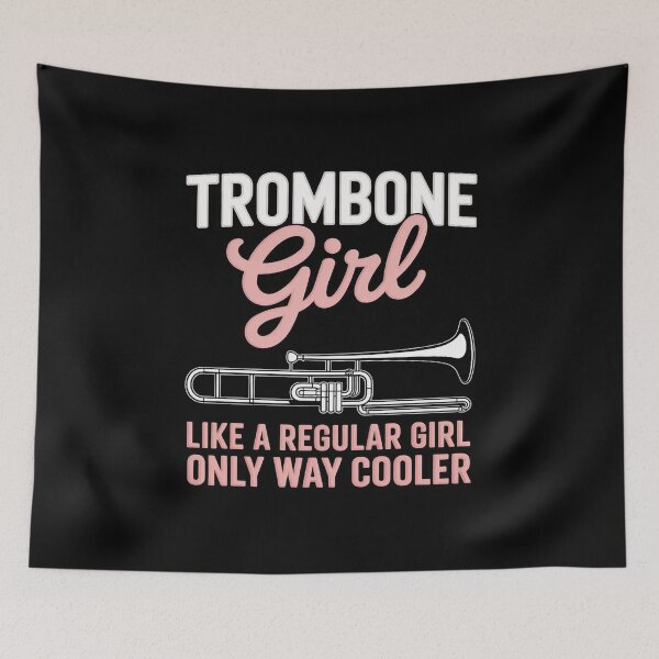 Item preview, Trombone Girl Like A Regular Girl Trombone Player designed and sold by duolastgend.