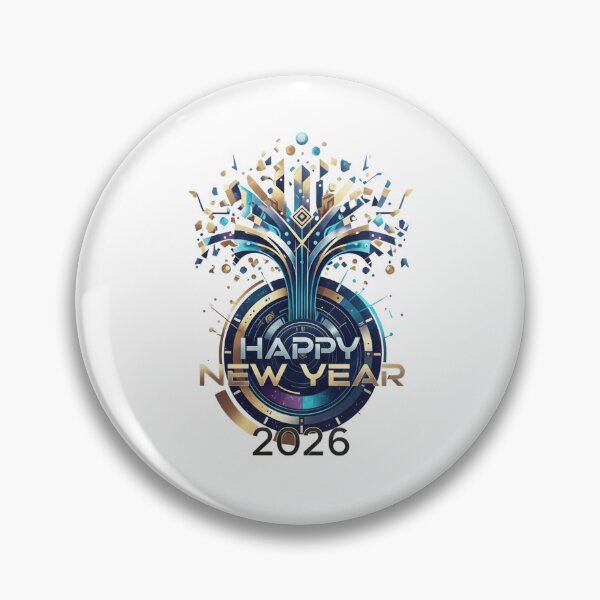 Item preview, Happy New Year 2026 Modern Futuristic Geometric Design designed and sold by DisignByPrince.