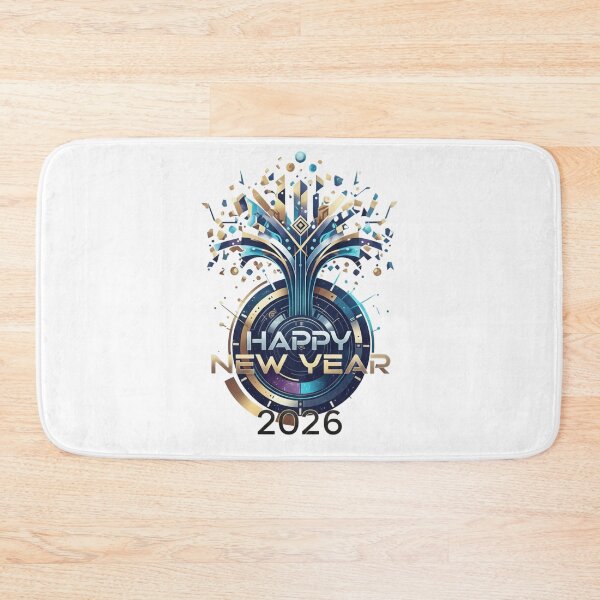 Item preview, Happy New Year 2026 Modern Futuristic Geometric Design designed and sold by DisignByPrince.