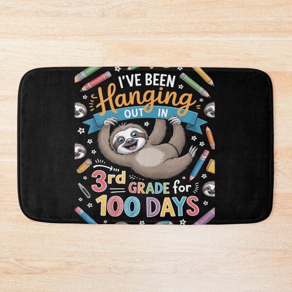 Item preview, 100 Days of School Sloth Hanging Out In 3rd Grade Student designed and sold by RonnasJackson.