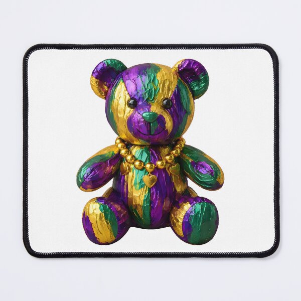 Item preview, Mardi Gras Teddy Bear Brushstroke designed and sold by Kapralovpavel.