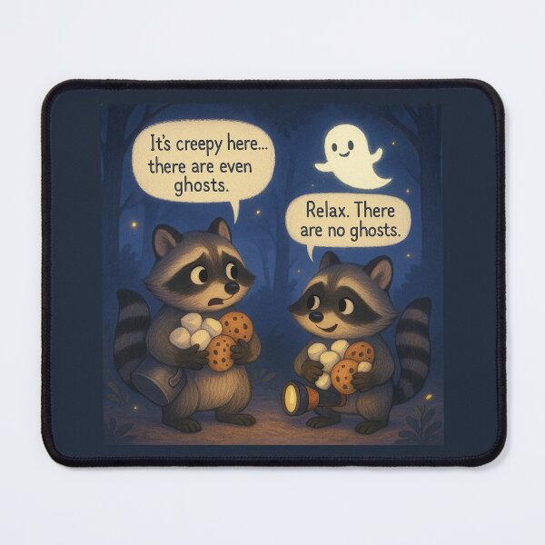 Item preview, I Don’t See Any Ghosts… Do You? – Raccoon Adventure by FunscapeHQ designed and sold by FunscapeHQ.