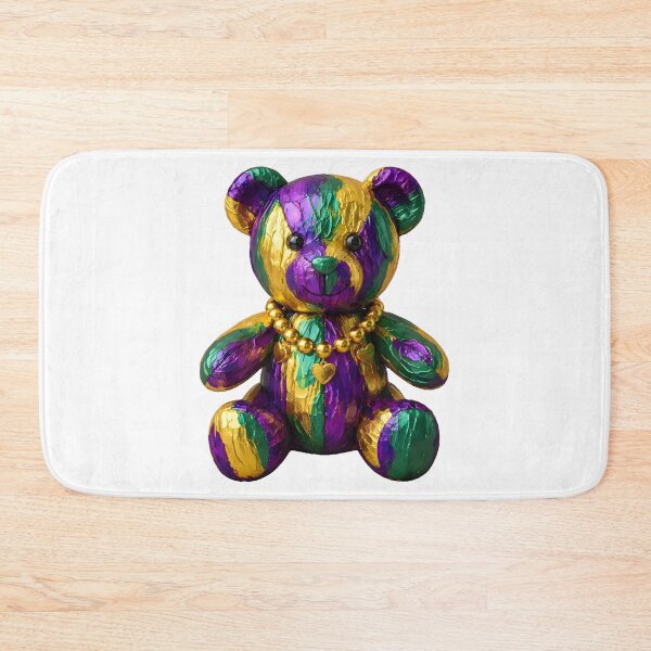 Item preview, Mardi Gras Teddy Bear Brushstroke designed and sold by Kapralovpavel.