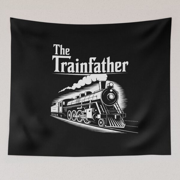 Item preview, The Trainfather - Railroad Model Train Collector Conductor designed and sold by duolastgend.