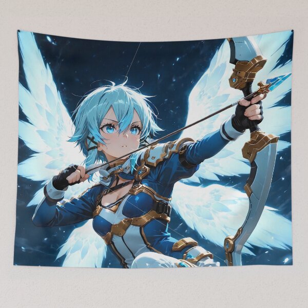 Item preview, Angelic Sinon Sword Art Online Anime Girl Waifu Celestial Archer Night Sky designed and sold by Raslbazola.