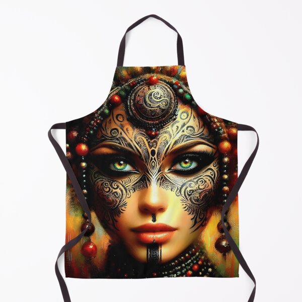Item preview, Ember Spirit – Tribal Portrait of Inner Fire designed and sold by Okmanoo.