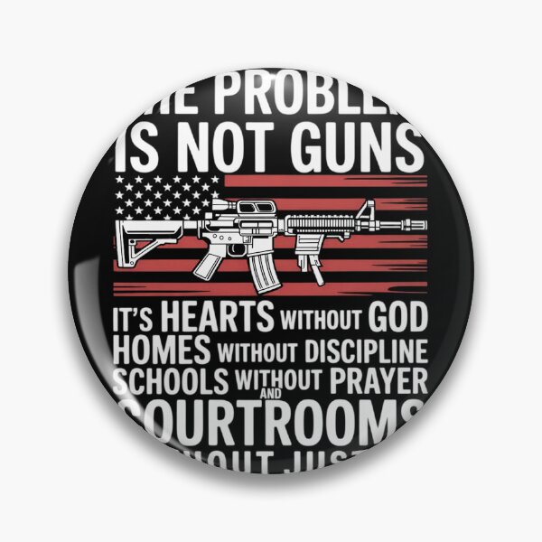 Item preview, The Problem Is Not Guns It's Hearts Without God designed and sold by duolastgend.