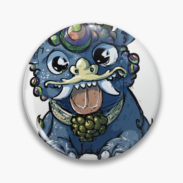 Item preview, Joyful Stone Lion designed and sold by Cute & Funny Hand-Drawn Prints | Happy Doodle Friends Shop.