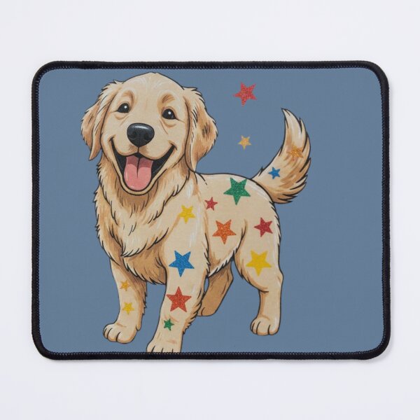 Item preview, Golden Retriever Estelar - Perrito Feliz designed and sold by Bit Canvas.