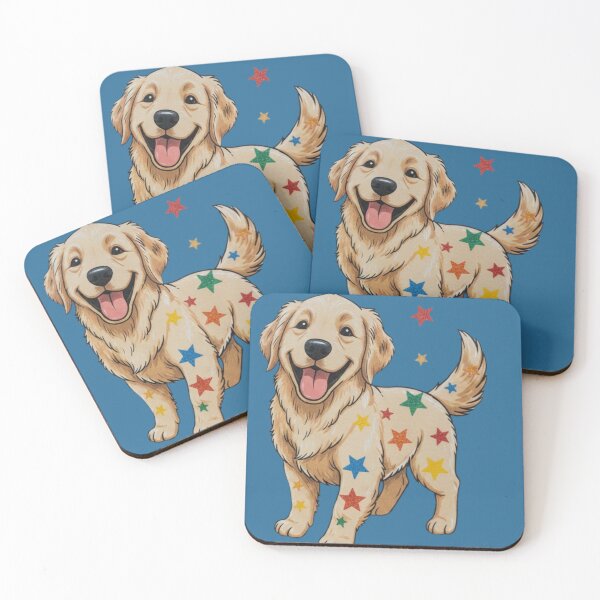 Item preview, Golden Retriever Estelar - Perrito Feliz designed and sold by Bit Canvas.