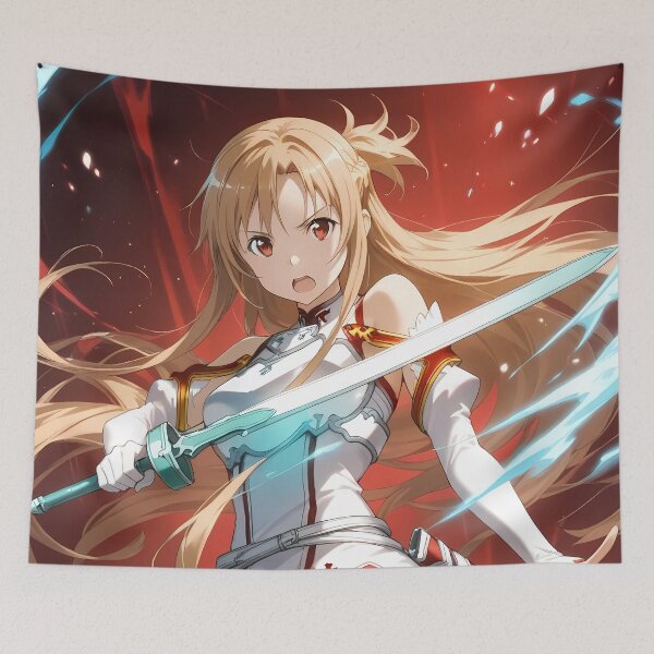 Item preview, Ice Blade Asuna Sword Art Online Waifu Anime Girl Crystal Fantasy designed and sold by Raslbazola.