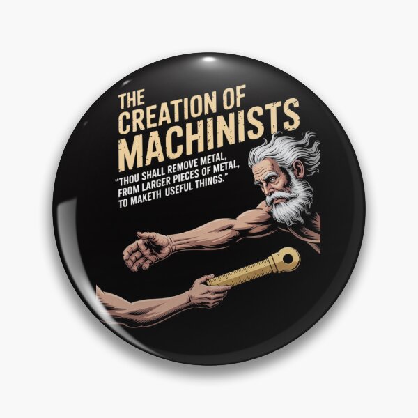 Item preview, The Creation Of Machinists - CNC Milling Machine Operator designed and sold by tlallimicrichi.
