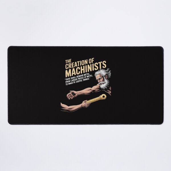 Item preview, The Creation Of Machinists - CNC Milling Machine Operator designed and sold by tlallimicrichi.