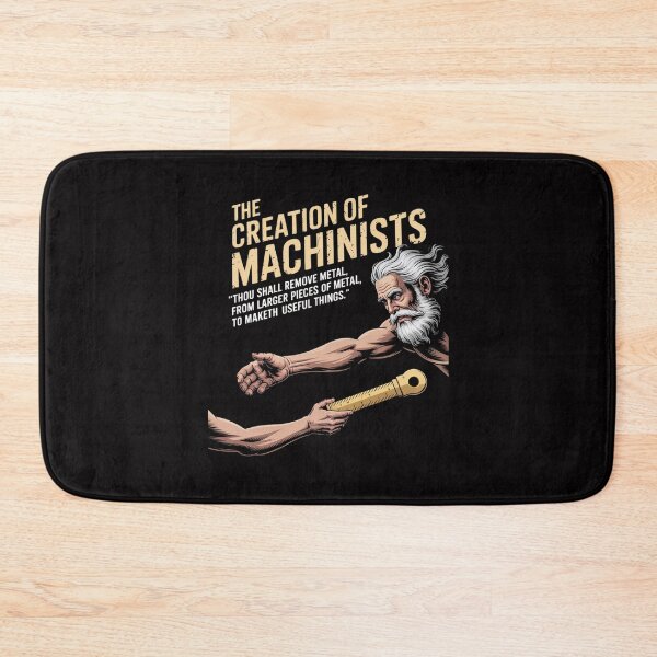 Item preview, The Creation Of Machinists - CNC Milling Machine Operator designed and sold by tlallimicrichi.