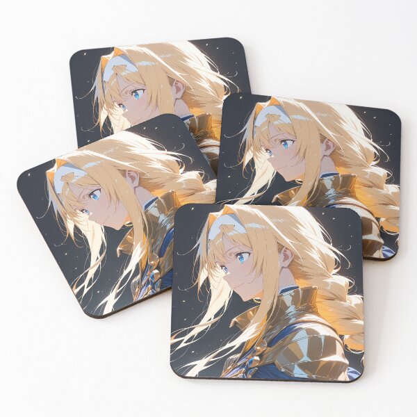 Item preview, Alice Zuberg Sword Art Online Anime Fantasy Warrior Golden Wind Anime Girl designed and sold by Raslbazola.