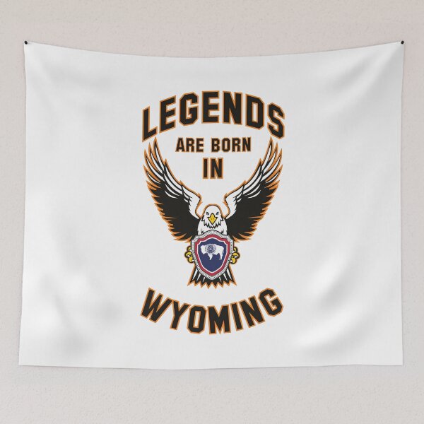 Item preview, Legends are born in Wyoming designed and sold by beloknet.