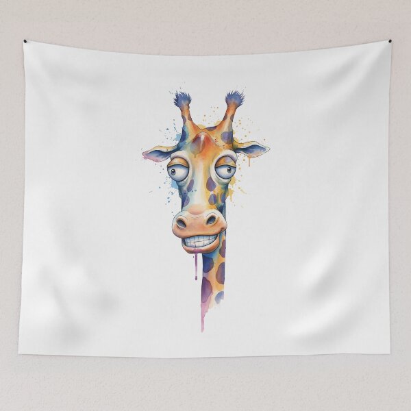 Item preview, Friendly giraffe designed and sold by Piedrazul Multiverse.