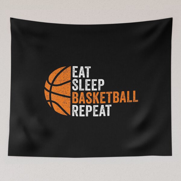 Item preview, Eat Sleep Basketball Repeat Basketball Player Basketball Fan designed and sold by heupelipocko.